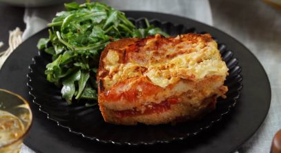 BLT Pain Perdu Casserole