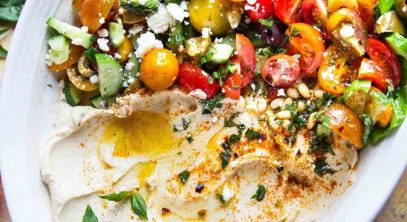 hummus-salad